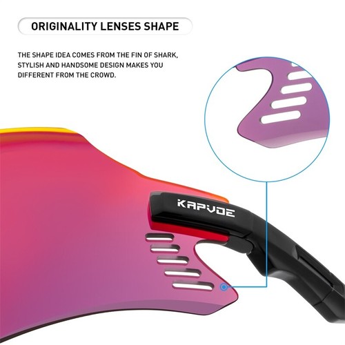 Cycling Sunglasses Sports MTB Road Bike Glasses UV400 Riding Bicycle Eyewear - Picture 6 of 33