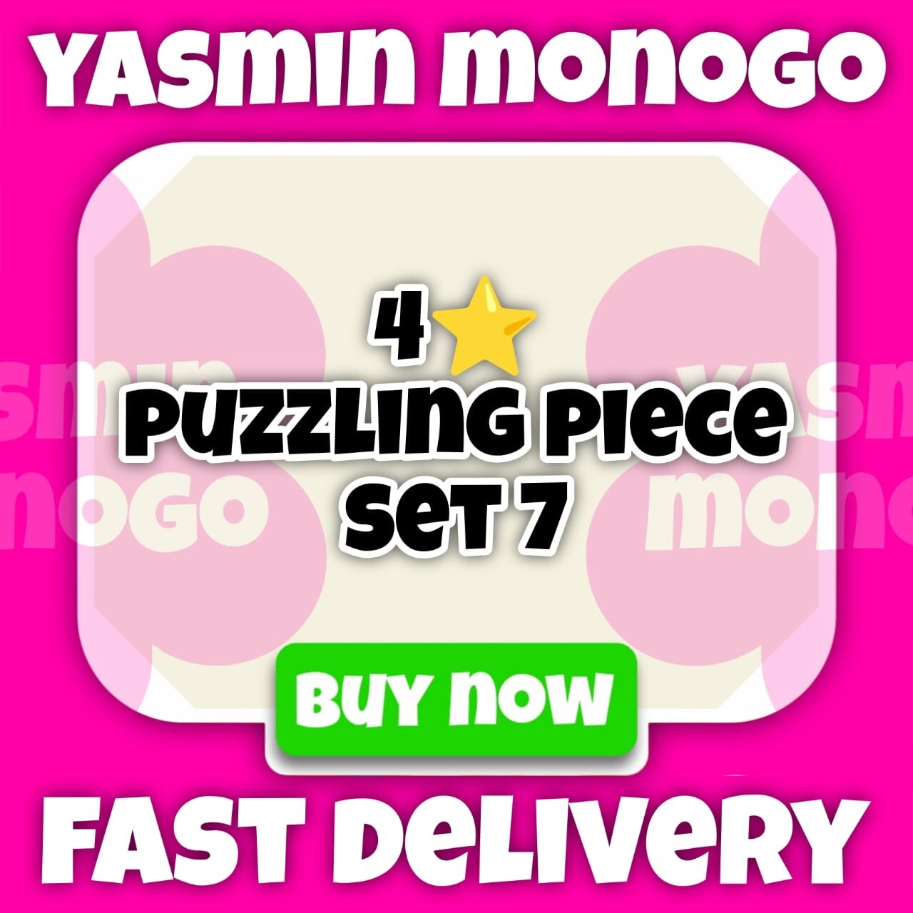 4s Puzzling Piece - MonoGo Sticker - Fast Delivery