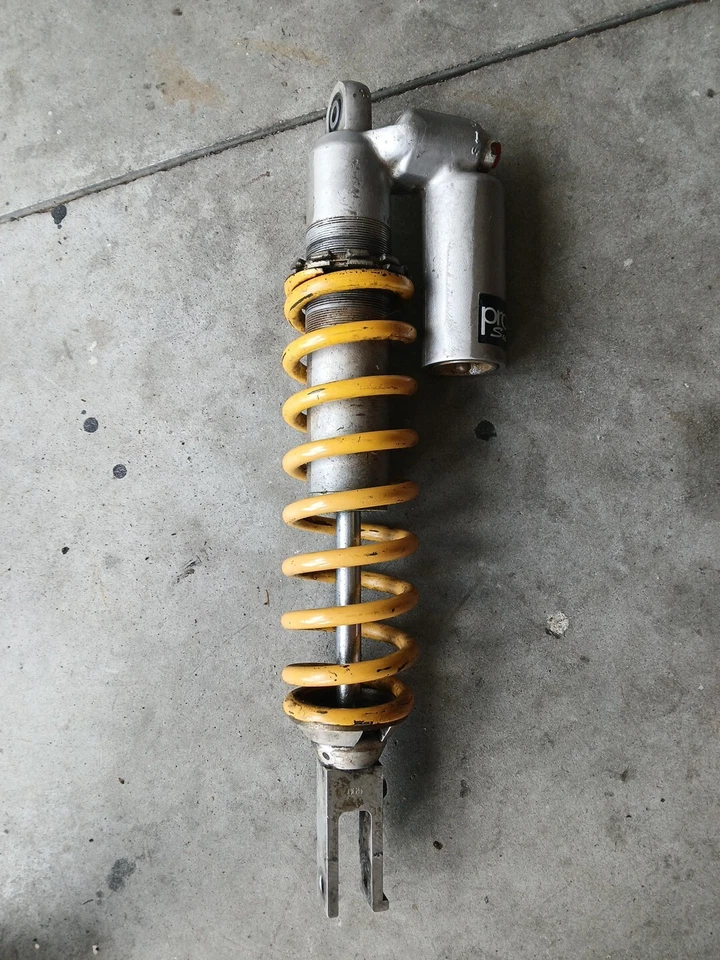 00-01 CR125R CR125 OEM Amortiguador trasero Unidad de suspensión Amortiguador Muelle Foto 3 de 4