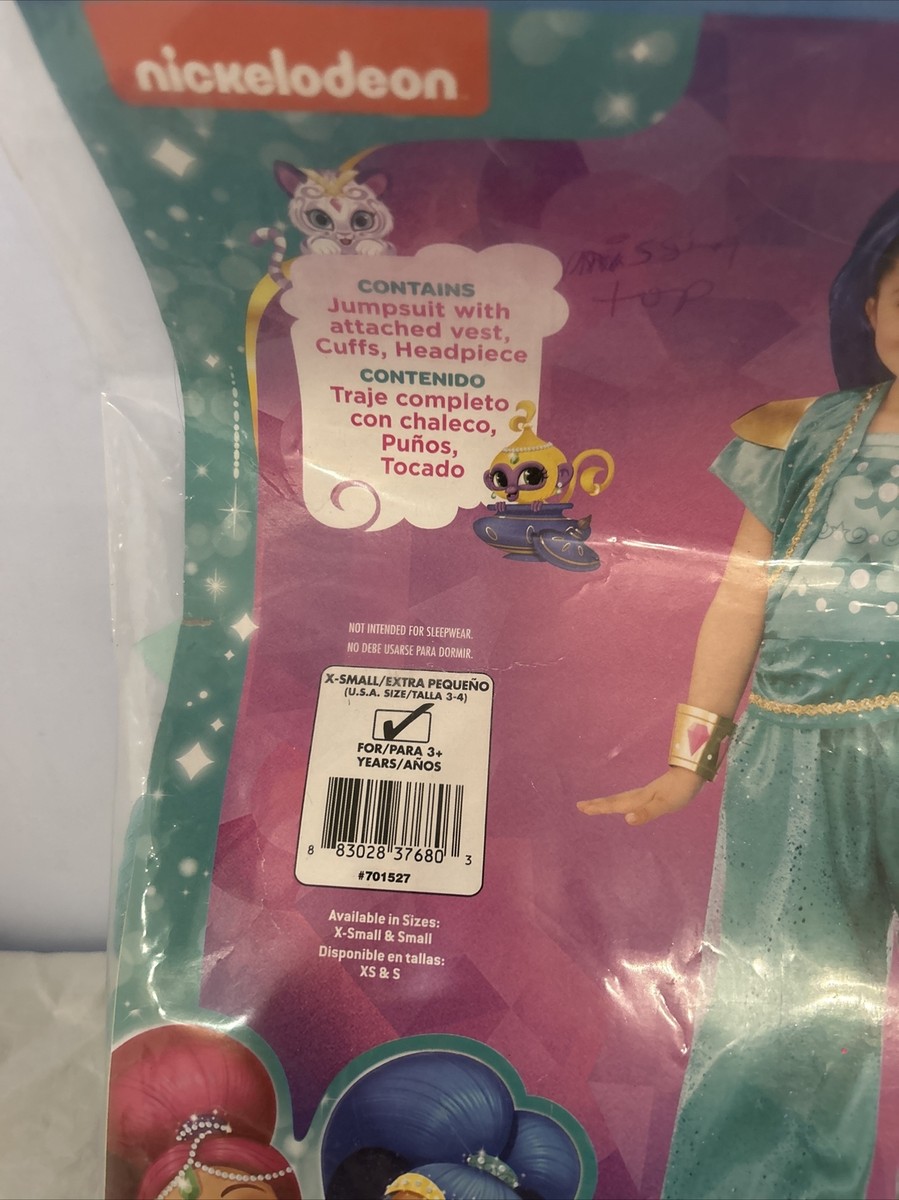 Nickelodeon Shine Costume Child X-Small 2-3 Rubie's Shimmer Shine