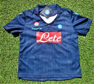 SSC Neapel Macron Kinder Trikot Maglia Größe 6-24 Monate NEU dunkelblau Napoli