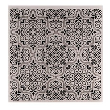 Vintage Flower Background Embossing Folder for Card Making Floral DIY Plastic...
