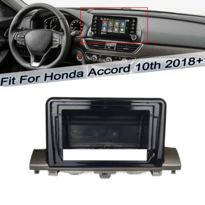 Fascia Stereo Radio Bezel Panel Frame Trim Double Din For Honda Accord 10th 2018