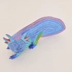PROVOKING Alebrije Axolotl Oaxacan Wood Carving Hand Paint