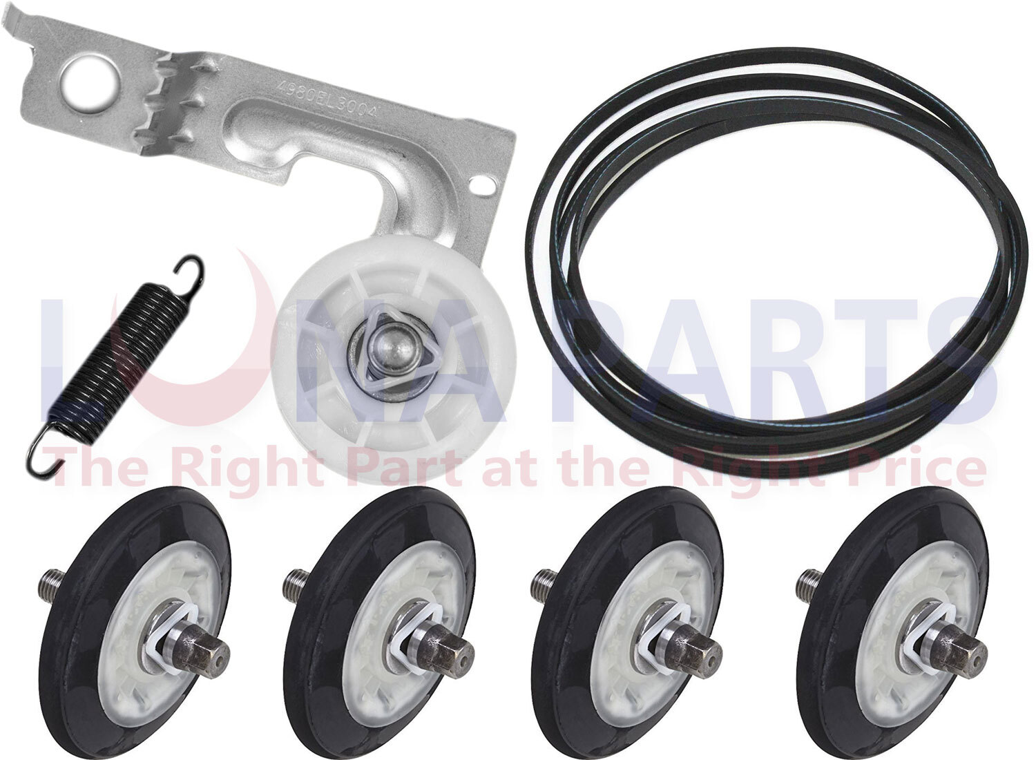 Kenmore Dryer Rollers Belt Idler Pulley Kit 79681728000