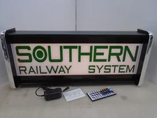 Southern Railway System LED Display lighted sign lightbox Wall hanging Light