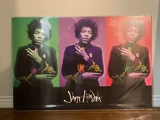 Jimi Hendrix 3 Images Band Poster 24x36 Poster NEW