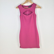 Minkpink dress womens XS bodycon mini purple sleeveless stretch 103810