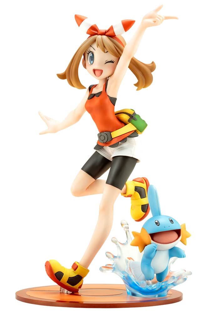 Kotobukiya Artfx J Pokemon Serie Mai Mit Mudkip 1/8 Figur Aus Japan