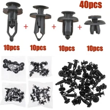 40Pcs 4Sizes Car Push Retainer Pin Auto Body Bumper Rivet Trim Moulding Clips