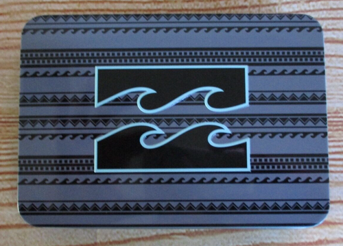 MENS BILLABONG BROWN BIFOLD WALLET WITH TIN GIFT BOX - Picture 3 of 3