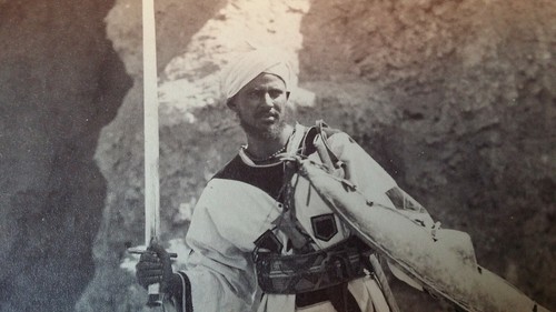 1880er ORIGINAL ANTIKES ALBENFOTO BEDUINENKRIEGER NORDAFRIKA ÄGYPTEN - Bild 4 von 5