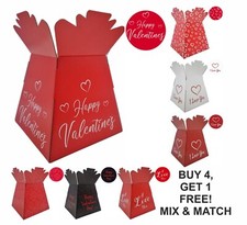 Love, Anniversary, Valentines Bouquet Vase Boxes Flower Transportation Gift Box