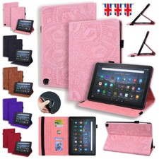 Shockproof Case Leather Cover For Amazon Fire7 12th HD10 HD8 2024/23/22/21/20/17
