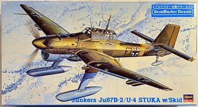 Hasegawa 09171 JT11 Junkers Ju 87B-2/U4 Stuka w/Skid  1:48 Neu Bauplan gelocht