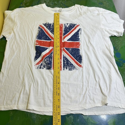 Capital London Union Jack Flag XL Graphic T-Shirt UK Punk Music United Kingdom - Picture 8 of 8