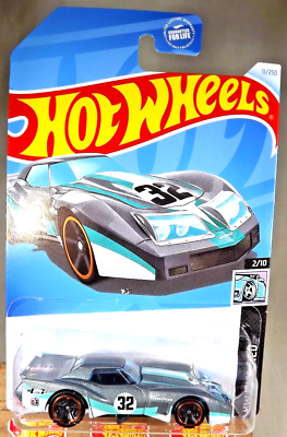 #ad 2024 Hot Wheels #11 HW Modified 2 10 #x27;76 GREENWOOD CORVETTE Gray w Black MC5Sp $8.03