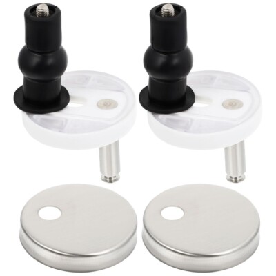 2pcs Toilet Seat Fittings Toilet Seat Hinges Quick Release Fixings Hinges