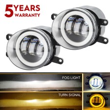 2x Front Led Fog Lights Drl For Toyota Tacoma 2012 2013 2014 2015 Driving Lamp