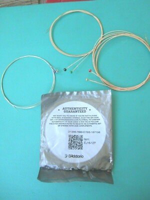 d'addario EJ16-12P Acoustic Guitar  ONE SET OF SIX STRING