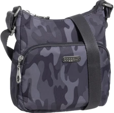 Baggallini Women's Gray Camo Small Joey Bagg Hobo Bag-NWT