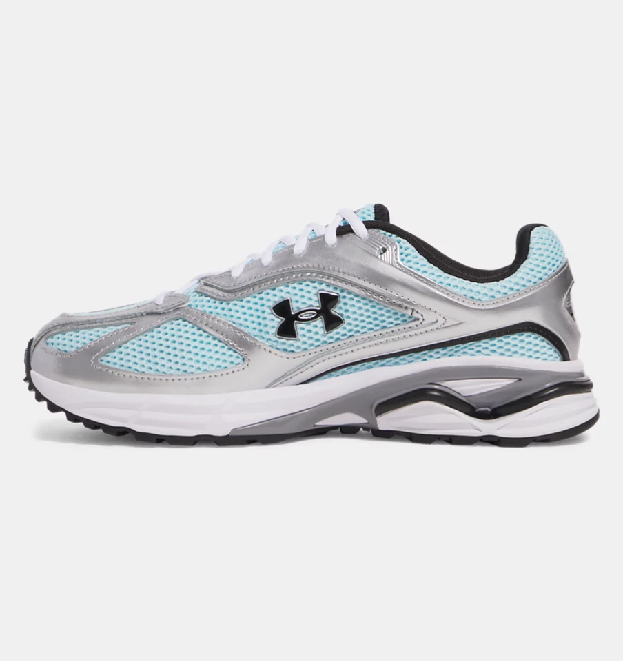 Scarpe Da Corsa Unisex UA Apparition In Stream / Argento Metallico - Immagine 2 di 4