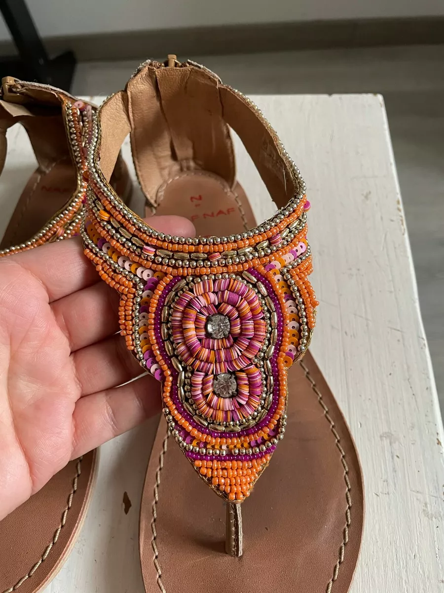 Sandales avec perles Femme Taille 36 Bon tat eBay