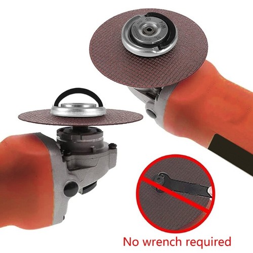 Self-Locking Pressing Plate Angle Grinder Quick Release Flange Nut Power Chuck - Picture 2 of 8