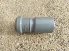 Sewer Waste Soil Pipe PUSH-FIT SINGLE SOCKET Reducer 50/40 mm Inlet Grey 2" PVC
