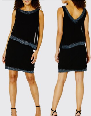 J Kara Popover Asymmetrical Top w/Side Slits Over Bias Short