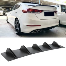 Rear Bumper Diffuser Shark 10 Fins Spoiler Lip Wing For Hyundai Elantra SE Sedan