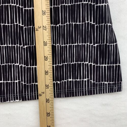 Abito sportivo Nuu Muu piccolo A-Line scollo a buco della serratura elasticizzato senza maniche nero US - Foto 5 di 10