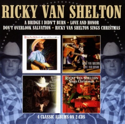 RICKY VAN SHELTON - A BRIDGE I DIDN'T BURN/LOVE AND  HONOR/...  2 CD NEU