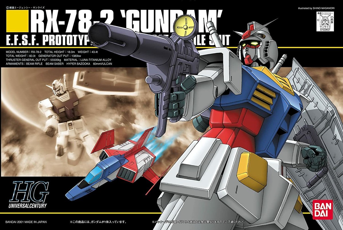 【6体まとめ売り】バンダイ HG RX-78-2GUNDAM他ガンプラ RX-78-2 ガンダム (HGUC) (ガンプラ) - ホビーサーチ ガンプラ他