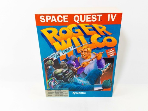 Space Quest IV: Roger Wilco and the Time Rippers 5.25'' Sierra Big Box PC 1991