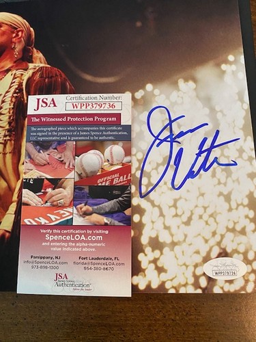 JESSE VENTURA WCW WWE WRESTLING SIGNED 8 X 10 PHOTO JSA WITNESSED - Picture 2 of 2