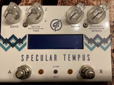 ギター GFI System Specular Tempus GFI Specular Tempus Delay + Reverb (Black) - Perfect Circuit