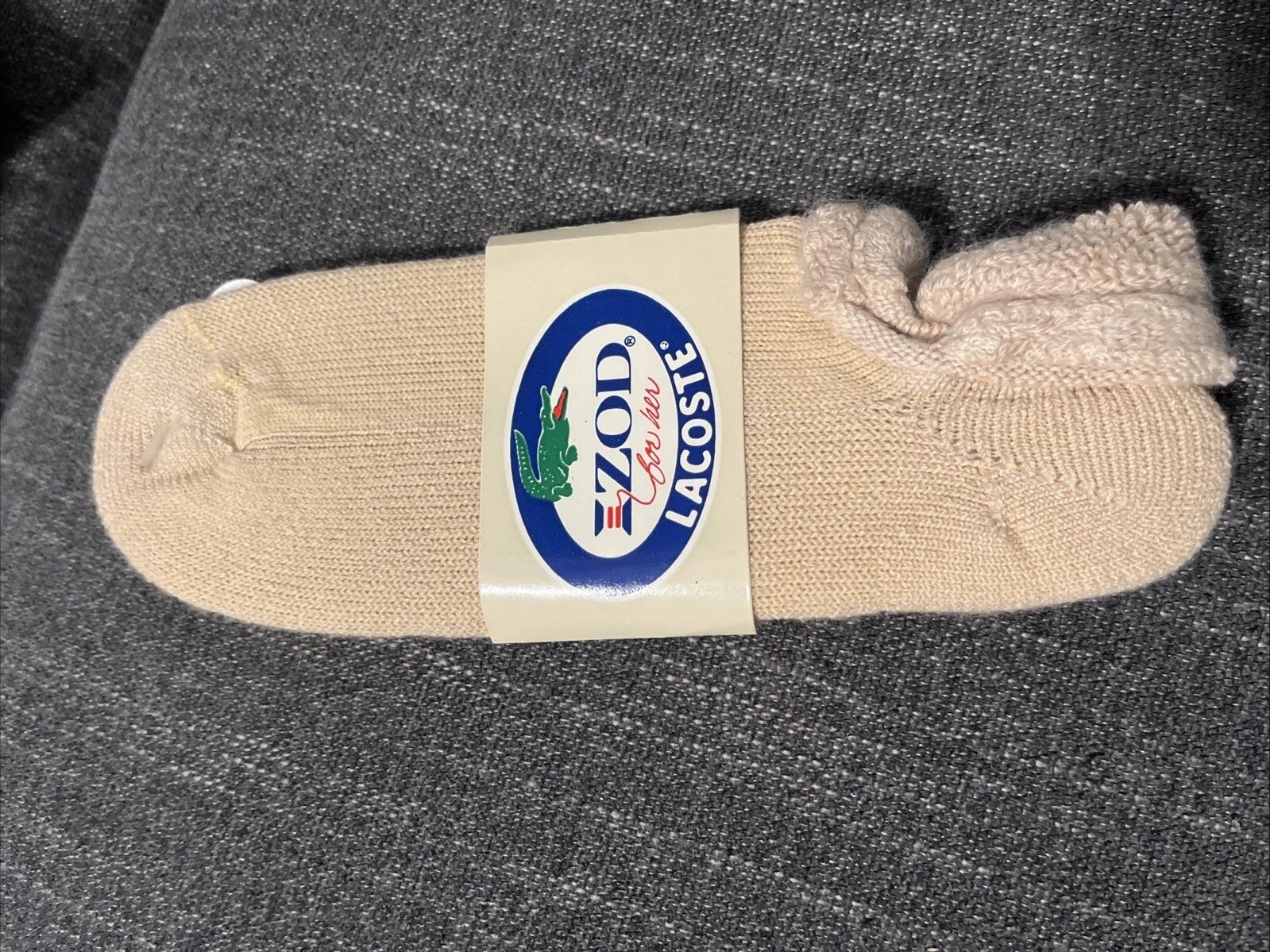 SAOLA Calze Izod Lacoste donna taglia 9 11 suola ammortizzata Mini Sox vintage USA colore marrone