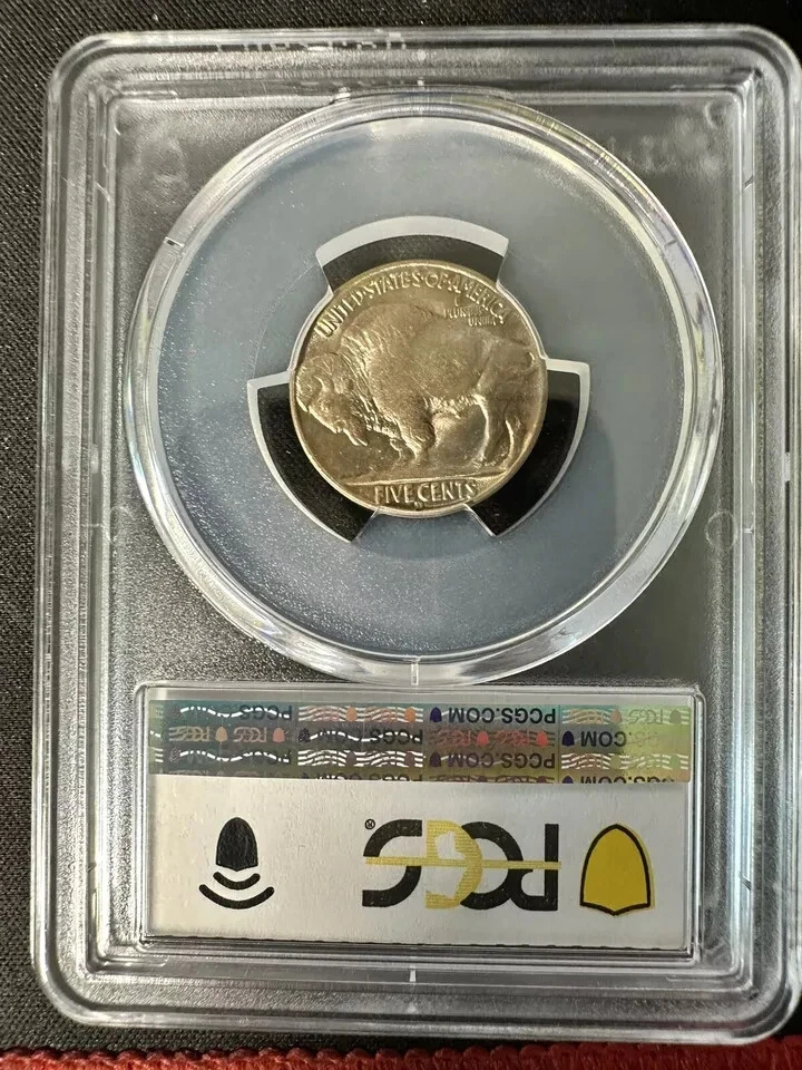 1938 D Buffalo Nickel PCGS MS67 Toned -BEAUTIFUL COIN - SEE STORE WW1-WW2 MEDALS - Image 4 of 4