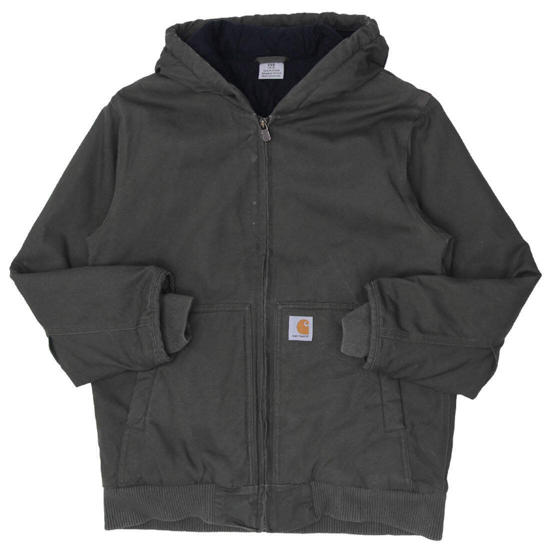 Boys Youth Carhartt 13706 QuiltedLined Hooded Jacket | eBay