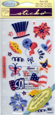 Sticko Cathy B stickers Foil VELLUM UNDENIABLY USA 61888 FAST FREE ship!