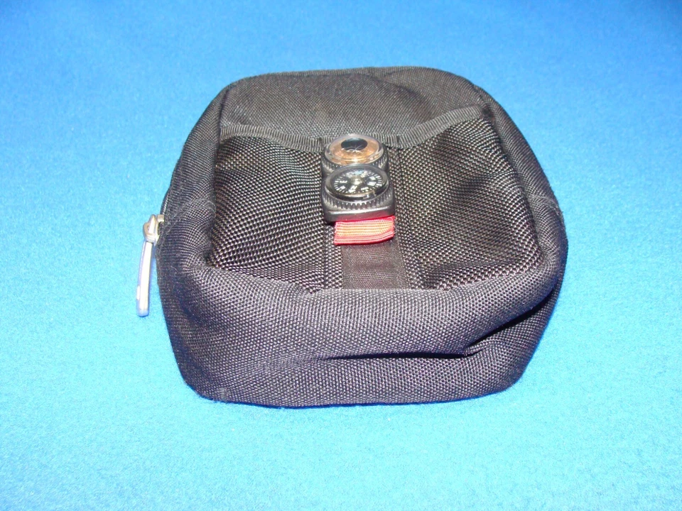 Bolsa de almacenamiento/cámara Caselogic negra y roja 6,75" X 4,25" usada temperatura No funciona Foto 3 de 4