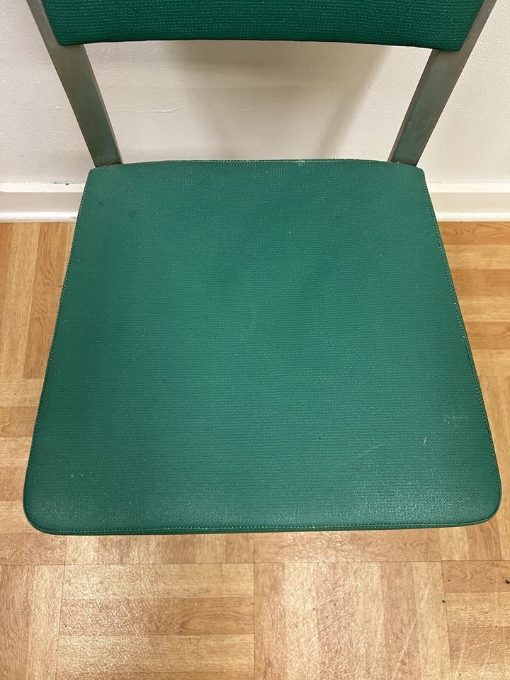 SILLA DE OFICINA INDUSTRIAL vintage cisterna de escritorio mediados de siglo aluminio moderno años 50 60 Foto 4 de 4