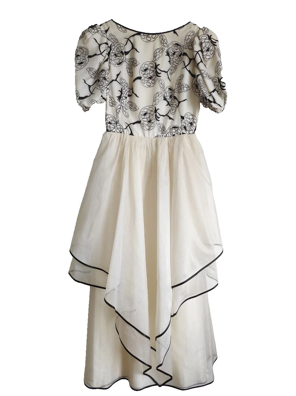 Vestidos Vintage de eveningwear Blanco para Mujeres