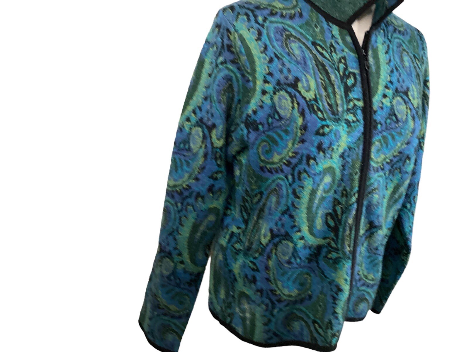 Pendleton Multicolored Full Zip Jacket 100% Wool … - image 7