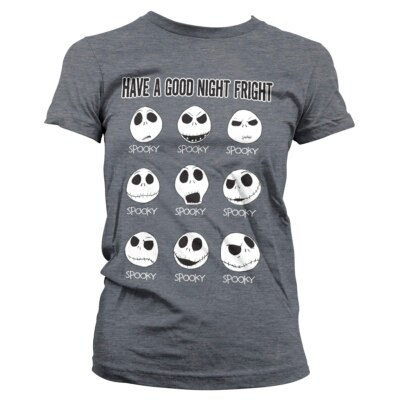 T-Shirt The Nightmare Before Christmas Have a Good Night Fright Girly Tee Damen