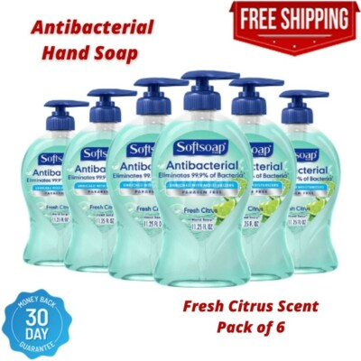#ad Softsoap Fresh Citrus Antibact Liquid Hand Soap 6 Pack 11.25oz Pump Bottles $20.71