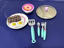 Tyco Kitchen Littles BREAKFAST TIME Set 2004-3 Barbie Sized NOT Complete