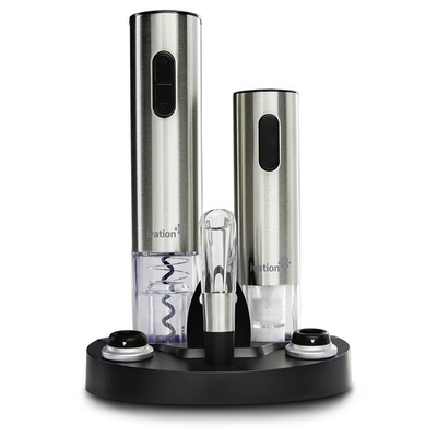 #ad Ivation Electric Wine Gift Set – Includes Bottle Opener Aerator Vacuum $87.74