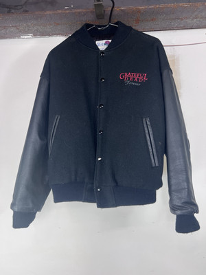 Vintage Grateful Dead Forever Varsity Jacket (Leather Sleeve